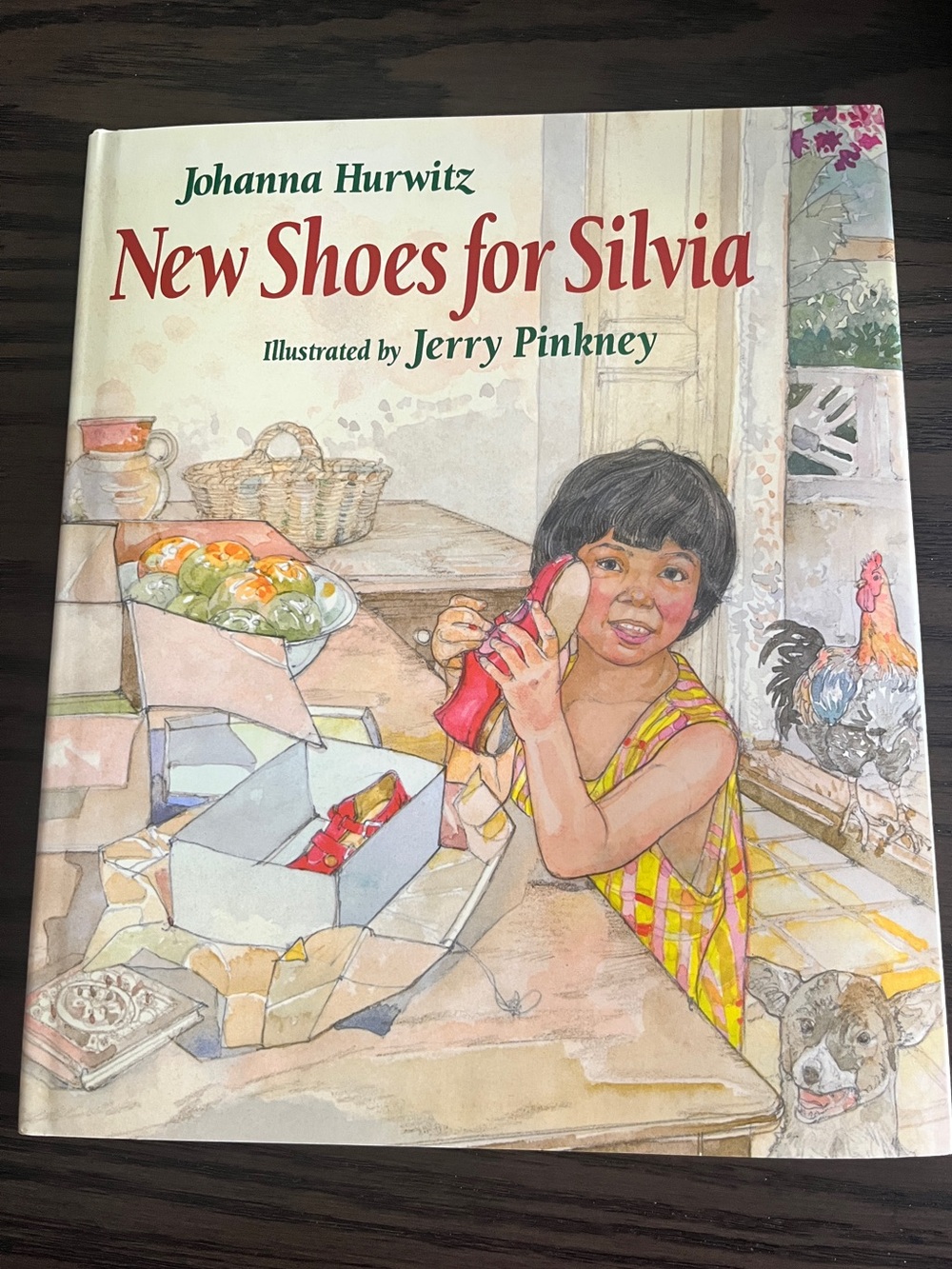NEW SHOES FOR SILVIA by Johanna Hurwitz Hardcover Book